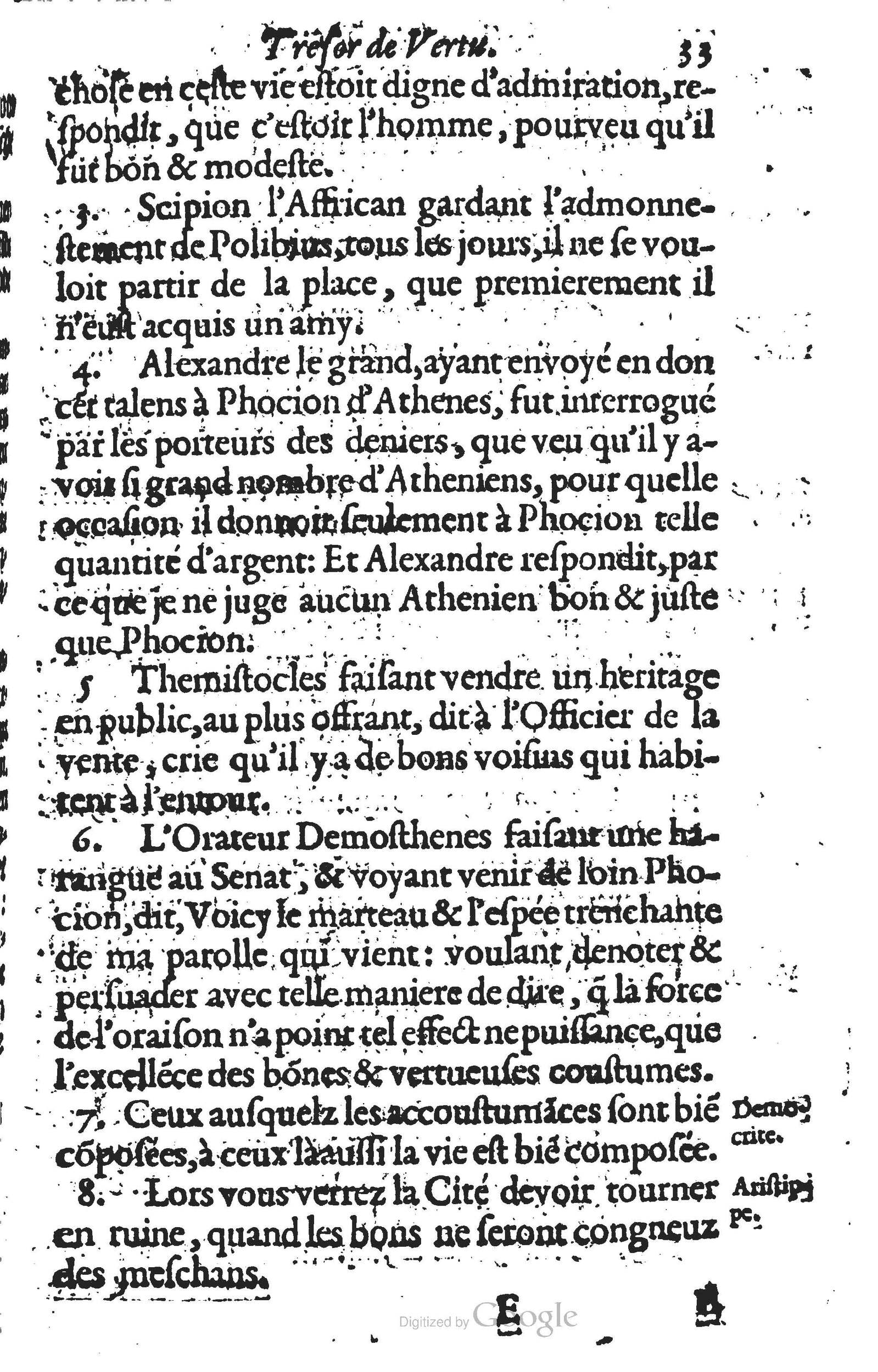 1594 - Cornelis Claesz - Trésor de vertu - BU Leiden