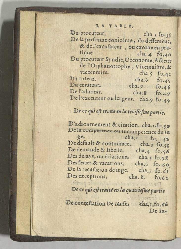1552 - Vincent Sertenas - Trésor de pratique pour les juges - Kansas University