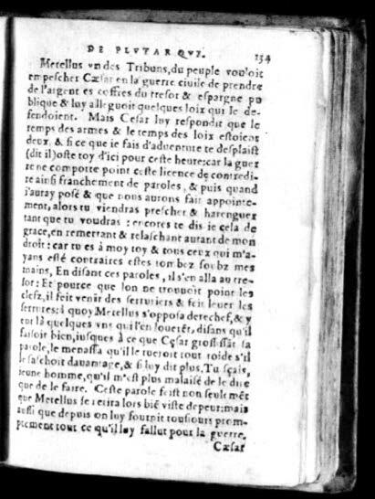 1574 - Benoît Rigaud - Trésor des vies de Plutarque - Avignon