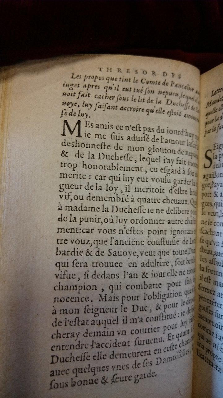 1581 - Pierre Le Voirier et Gervais Mallot - Trésor des histoires tragiques - BnF Richelieu