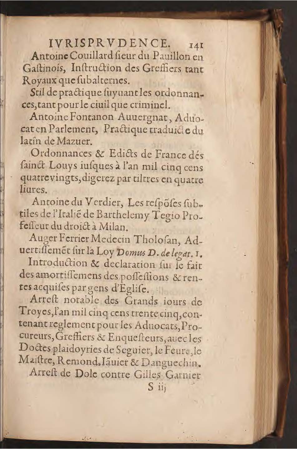 1602 - François Jacquin - Trésor des bons esprits français - BnF Arsenal