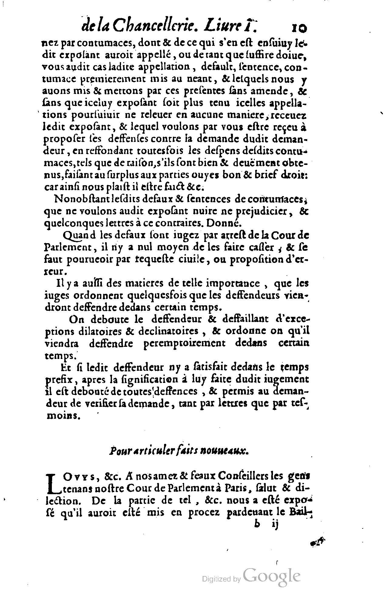 1614 - Jean Richer - Trésor du nouveau style et protocole de la chancellerie de France - BSB Munich