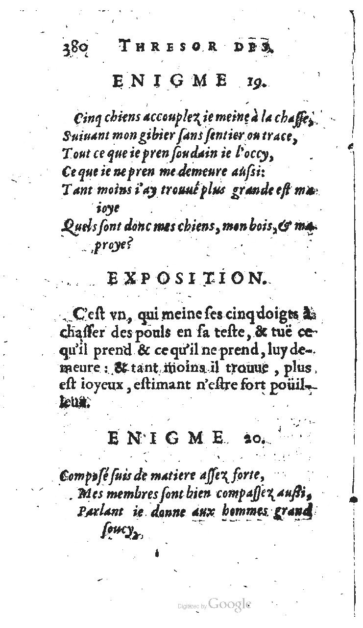 1627 - Jean Delamare - Trésor des récréations - BSB Munich