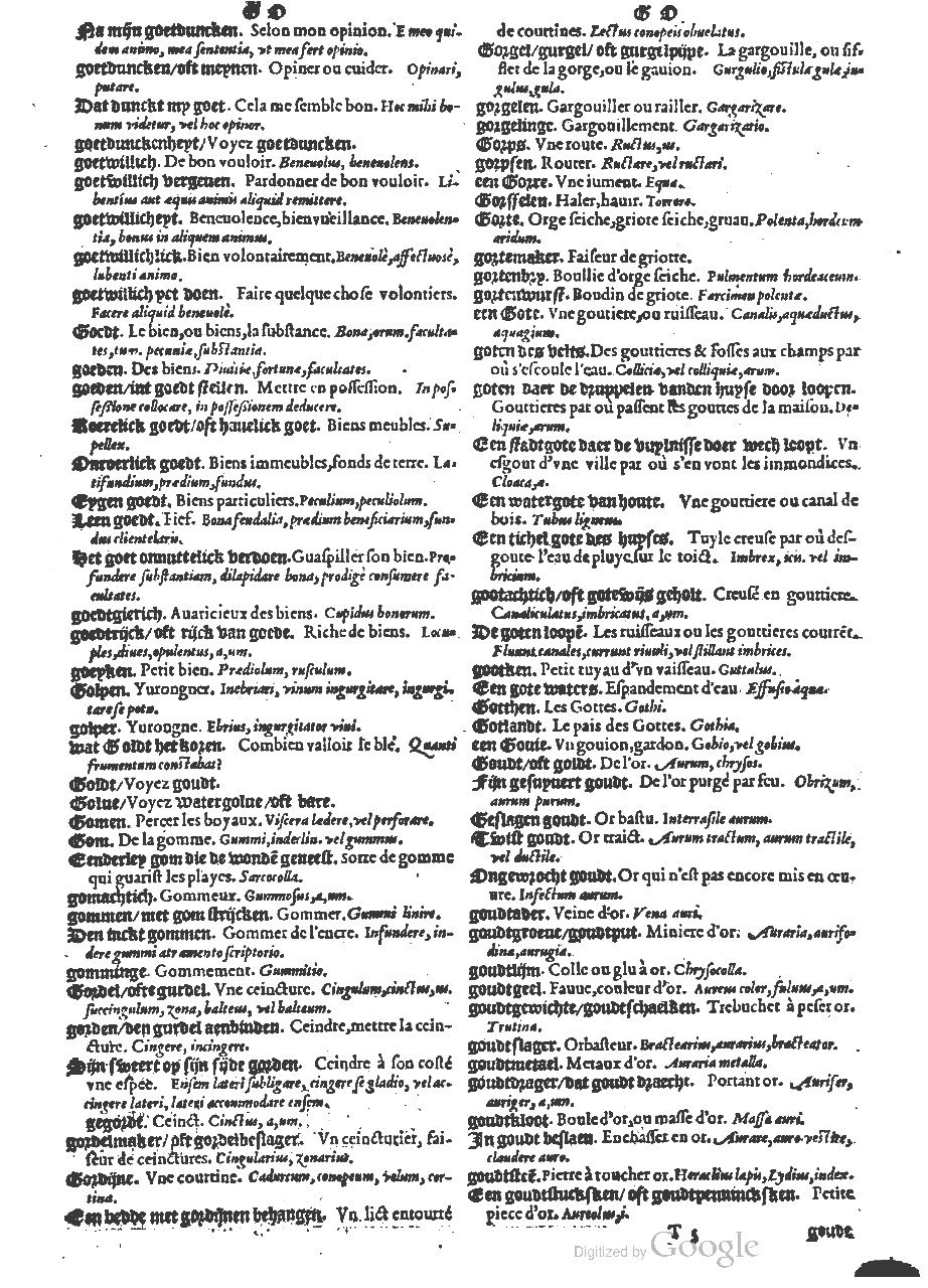 1573 - Christophe Plantin - Trésor du langage bas-allemand - BM Lyon 1573 - Christophe Plantin - Trésor du langage bas-allemand - BM Lyon