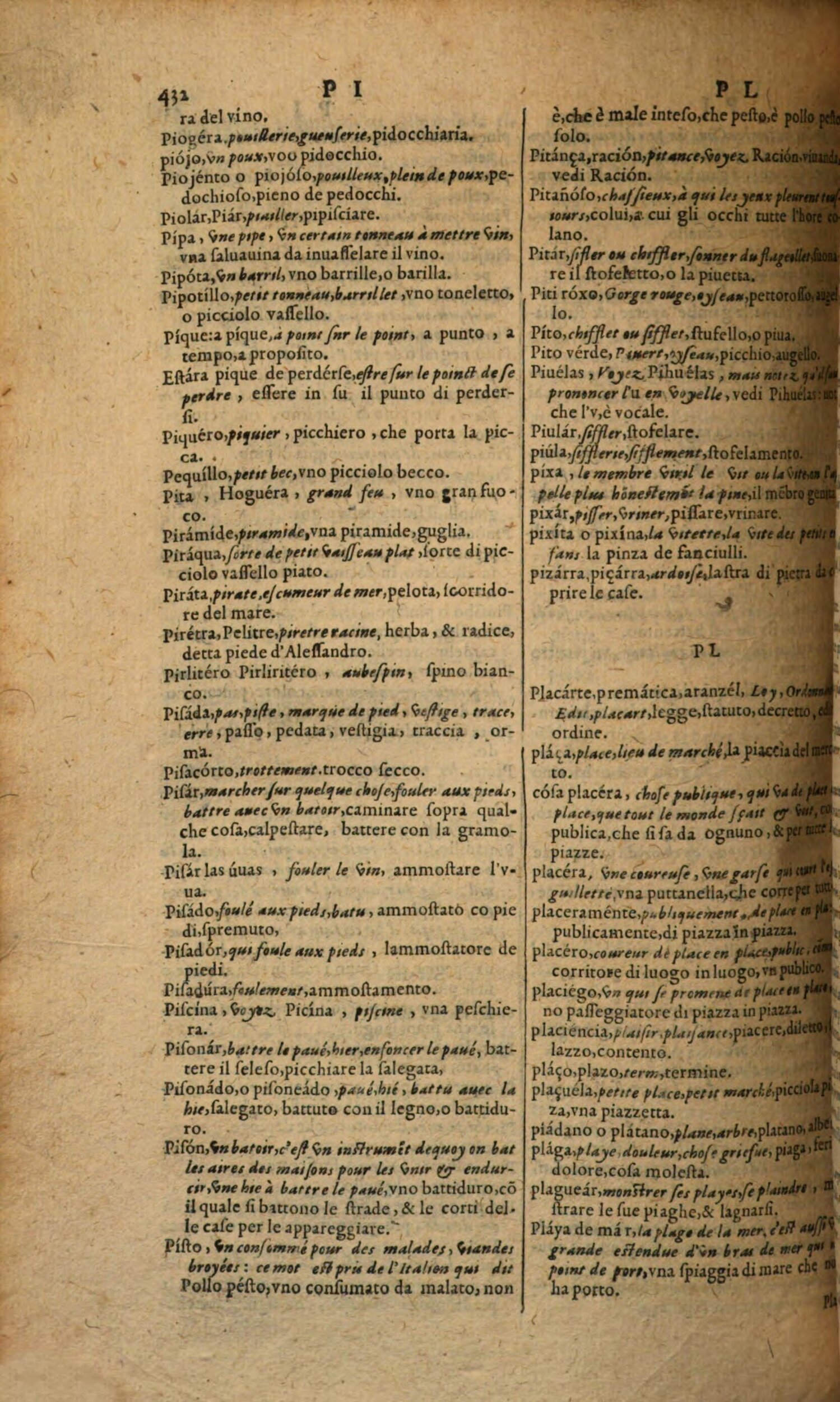 1617 - Samuel Crespin - Trésor des trois langues espagnole, française et italienne (Première partie) - Regensburg