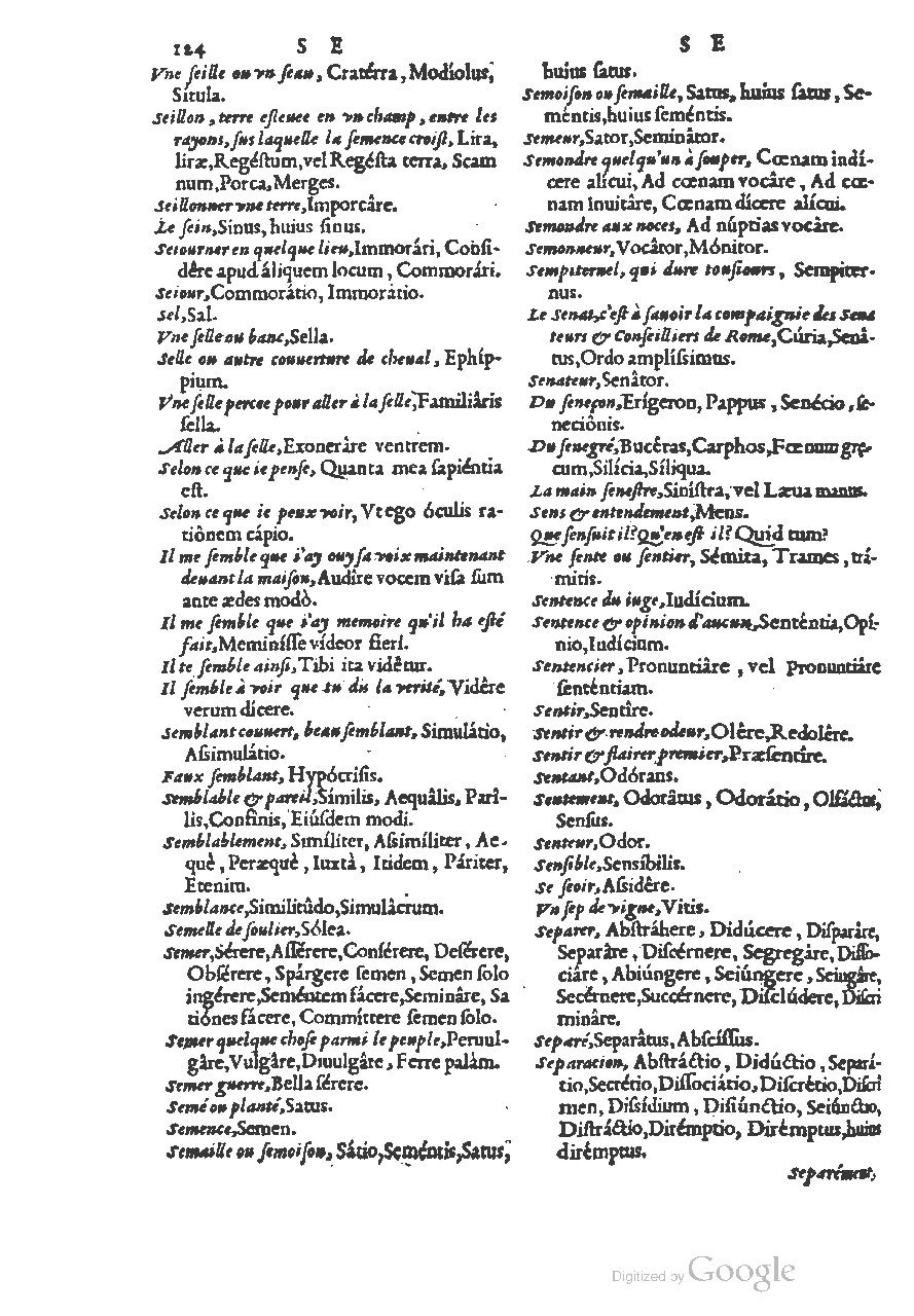1558 - Guillaume Rouillé - Trésor des mots et traits français - BSB Munich