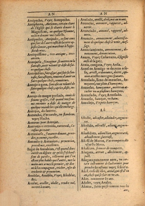 1607 - Marc Orry - Trésor des deux langues espagnole et française (Première et Seconde parties) - ÖNB Wien 1607 - Marc Orry - Trésor des deux langues espagnole et française (Première et Seconde parties) - ÖNB Wien