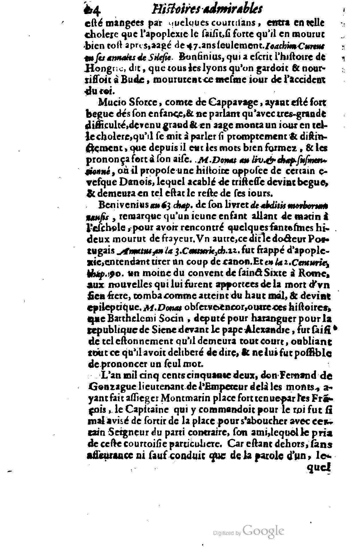 1628 - Jacques Crespin - Trésor d’histoires admirables et mémorables - BSB Munich