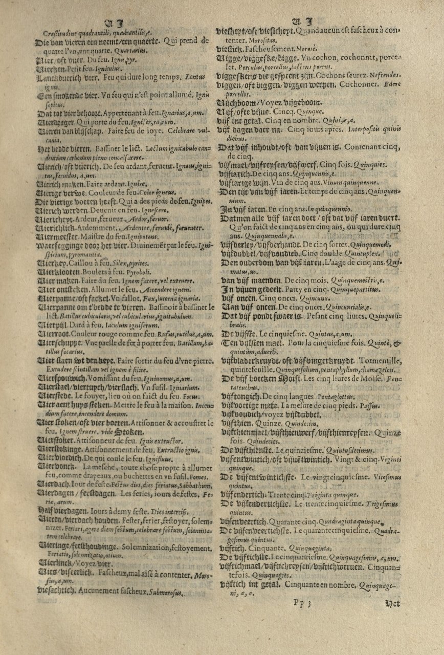1573 - Christophe Plantin - Trésor du langage bas-allemand - Greifswald 1573 - Christophe Plantin - Trésor du langage bas-allemand - Greifswald