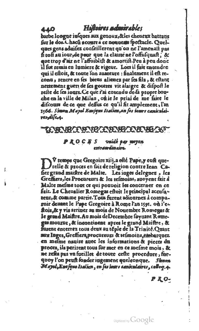 1610 - Paul Marceau - Trésor d’histoires admirables et mémorables - BSB Munich
