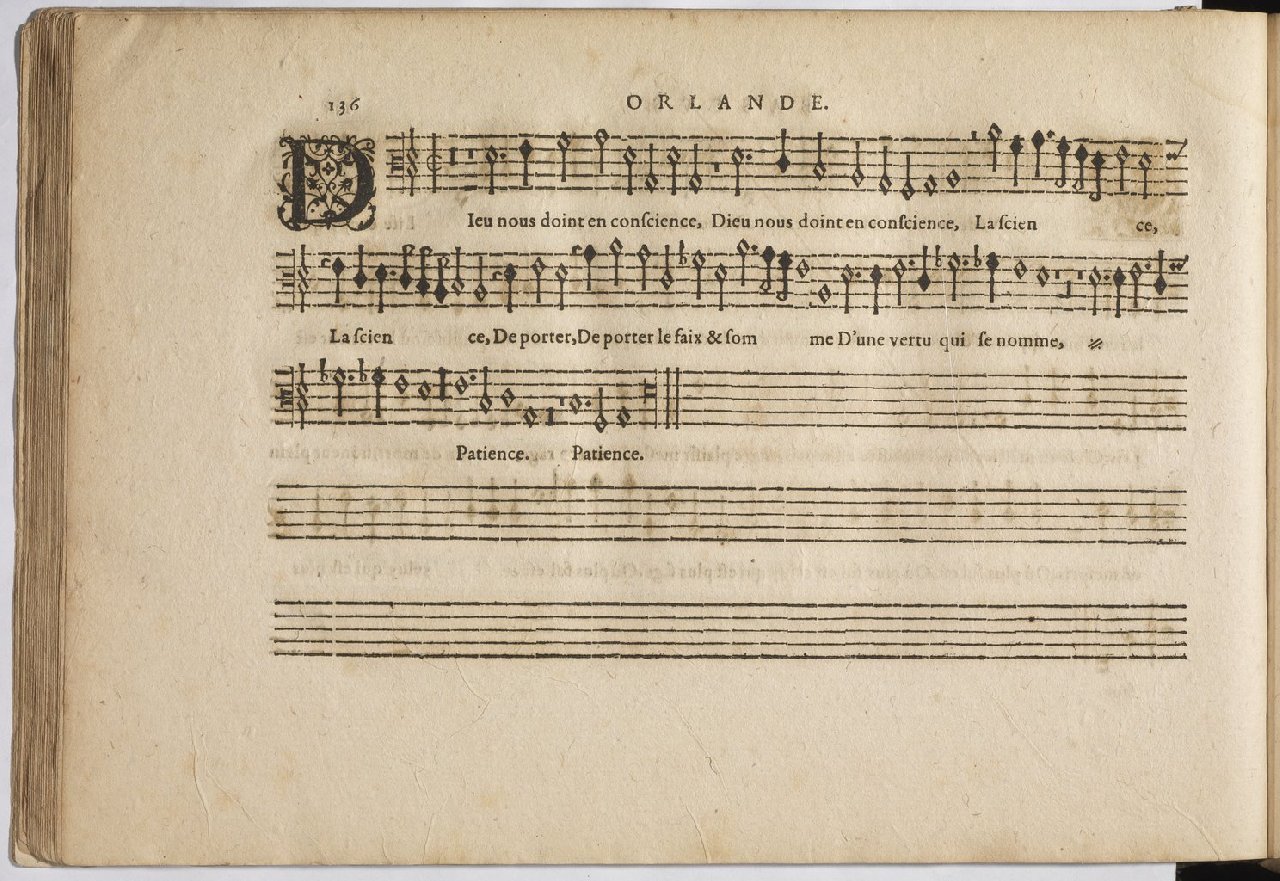1594 - Paul Marceau - Trésor de musique d&#039;Orlande de Lassus, Superius, Bassus, Tenor, Quinta pars - BnF