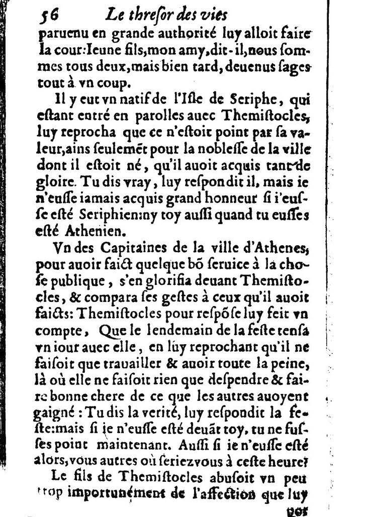 1611 - Pierre Rigaud - Trésor des vies de Plutarque - BM Lyon