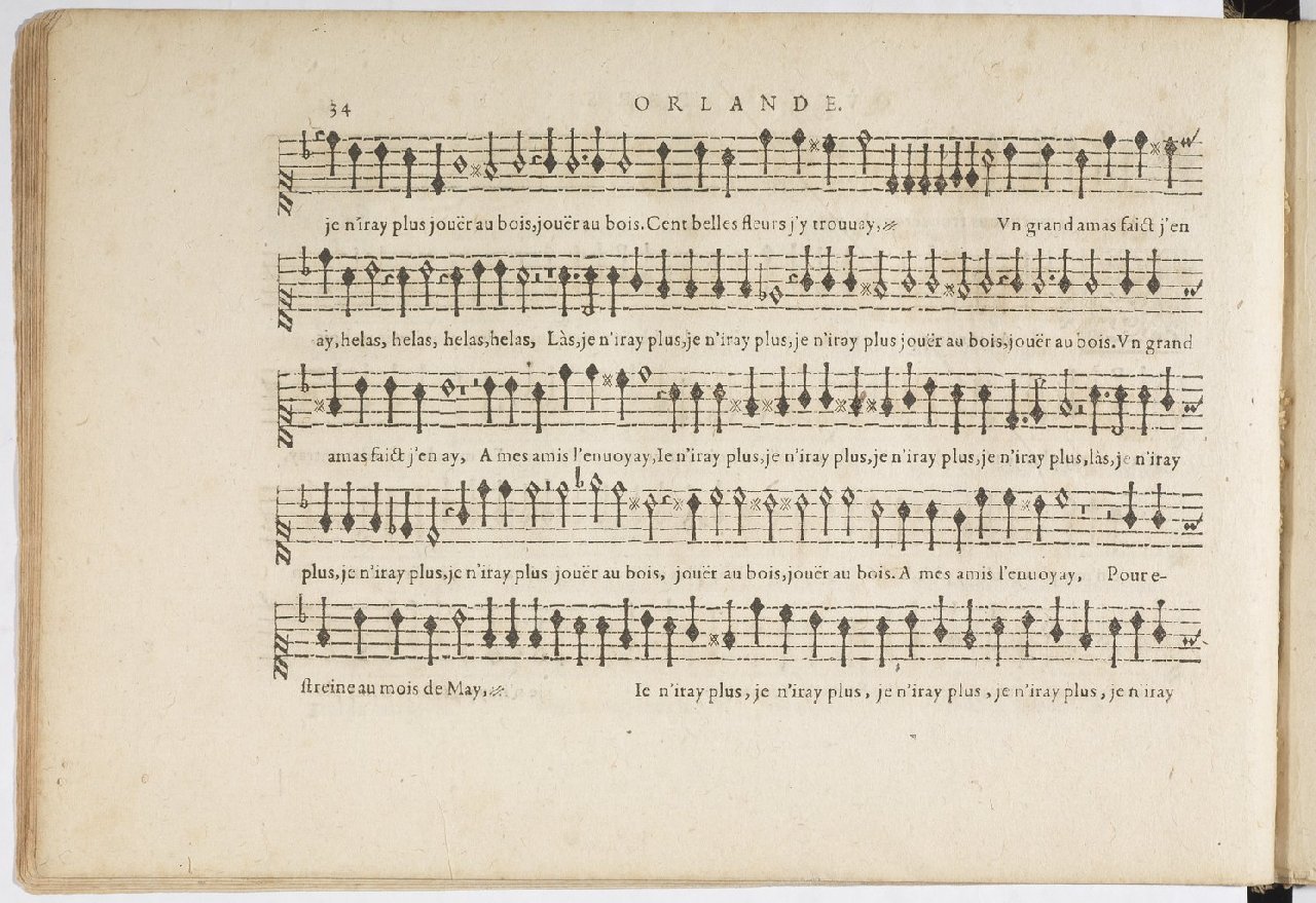 1594 - Paul Marceau - Trésor de musique d&#039;Orlande de Lassus, Superius, Bassus, Tenor, Quinta pars - BnF