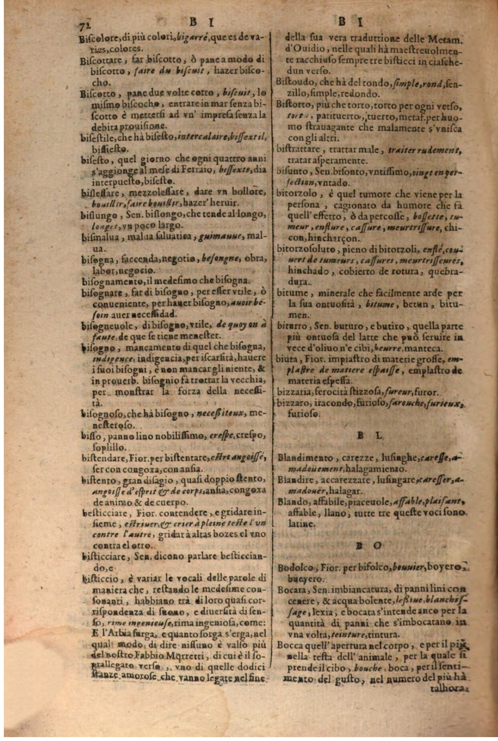 1637 - Jacques Crespin - Trésor des trois langues (Trois parties) - BSB Munich