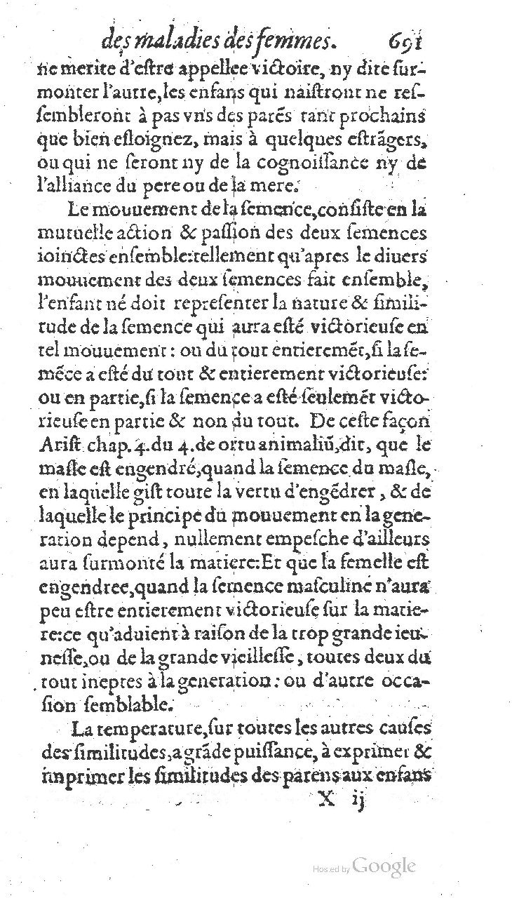 1585 - Jacques du Puis - Trésor des remèdes secrets pour les maladies des femmes - BnF