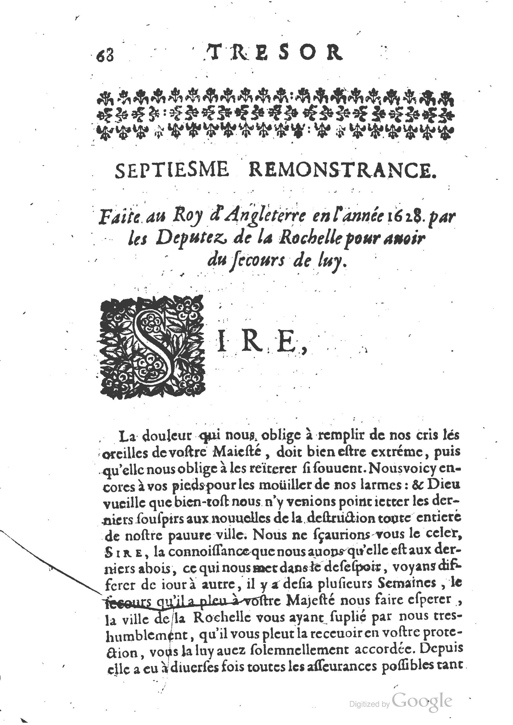 1654 - Michel Bobin - Trésor des harangues, remontrances et oraisons funèbres - BM Lyon