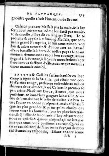 1574 - Benoît Rigaud - Trésor des vies de Plutarque - Avignon 1574 - Benoît Rigaud - Trésor des vies de Plutarque - Avignon