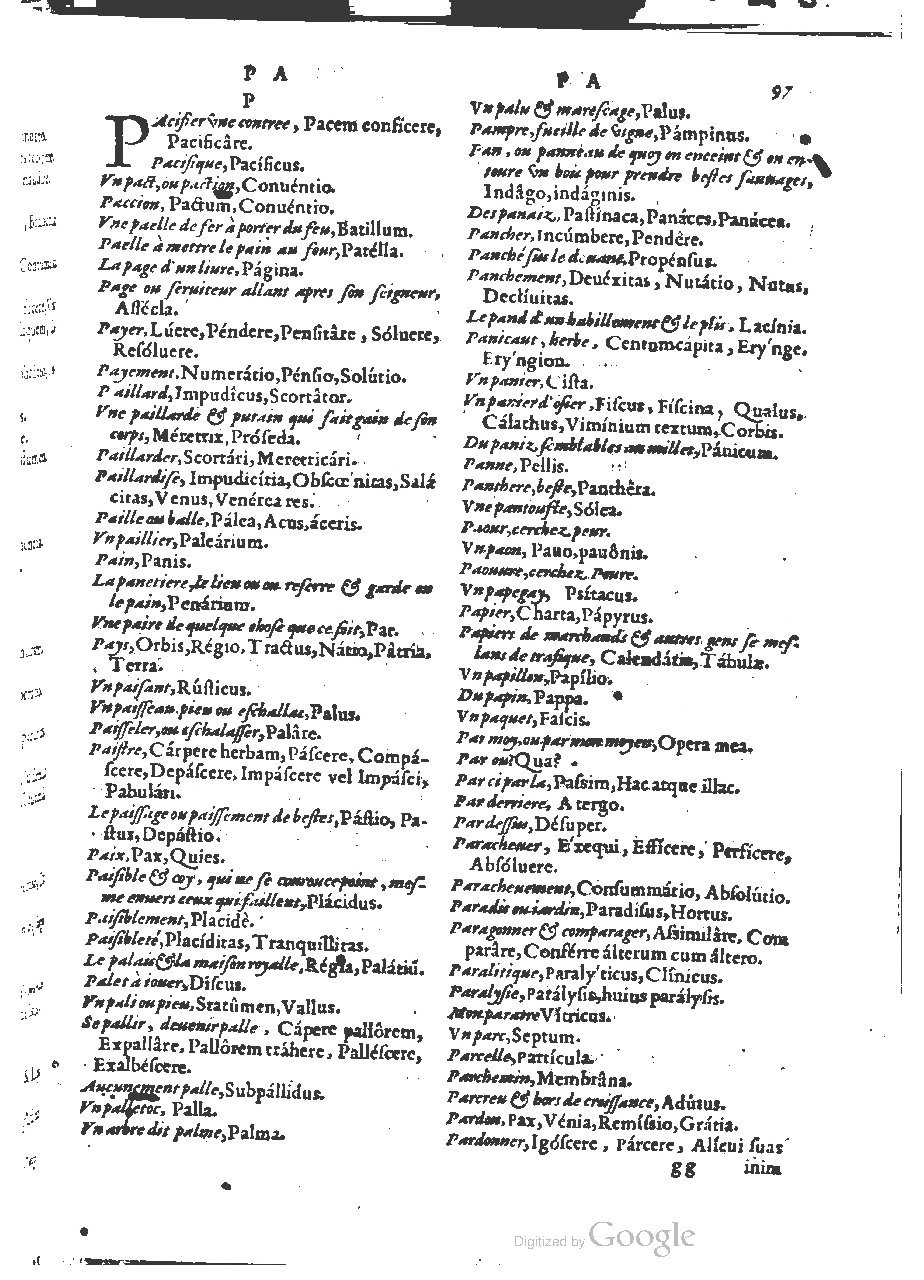 1564 - Henri Hylaire et Louis Cloquemin - Trésor des mots et traits français - BSB Munich