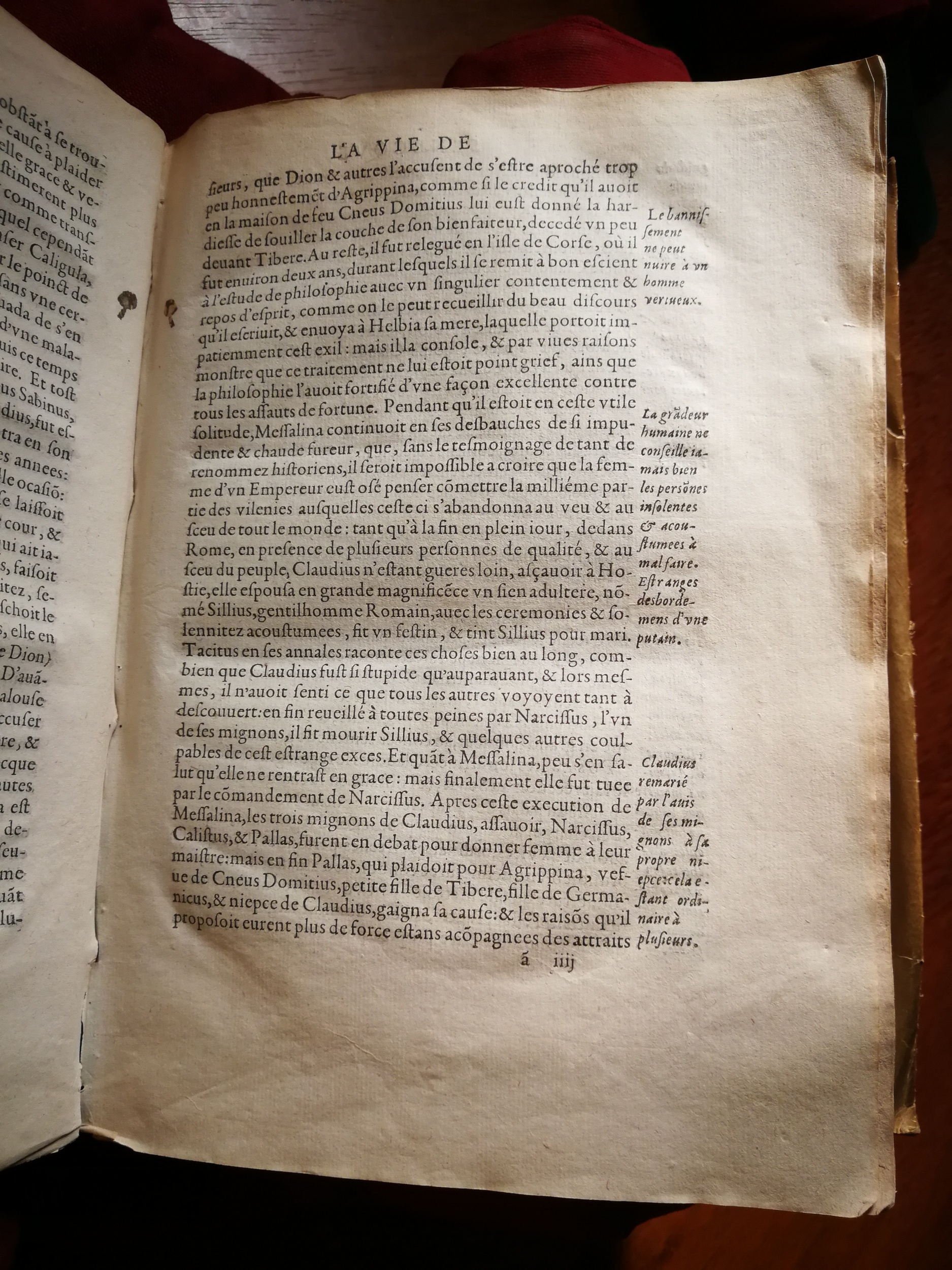 1595 - Jean Houzé - Œuvres morales et mêlées de Sénèque, Trésor de philosophie morale - T. 1 - BnF