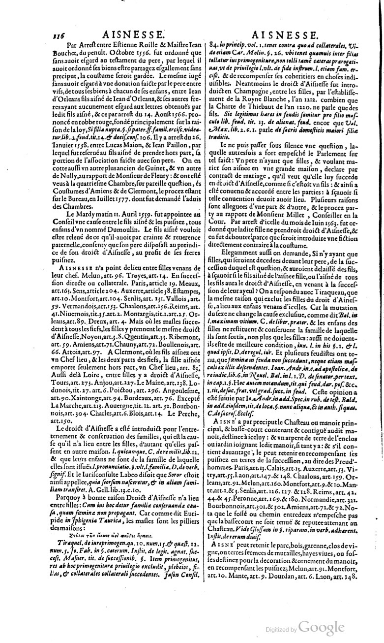 1629 - Veuve Nicolas Buon - Trésor du droit français (21754 T. 1) - BM Lyon