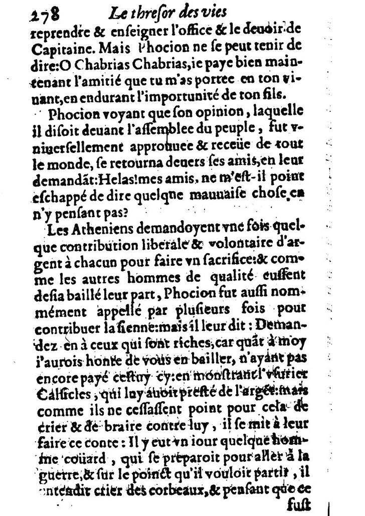 1611 - Pierre Rigaud - Trésor des vies de Plutarque - BM Lyon