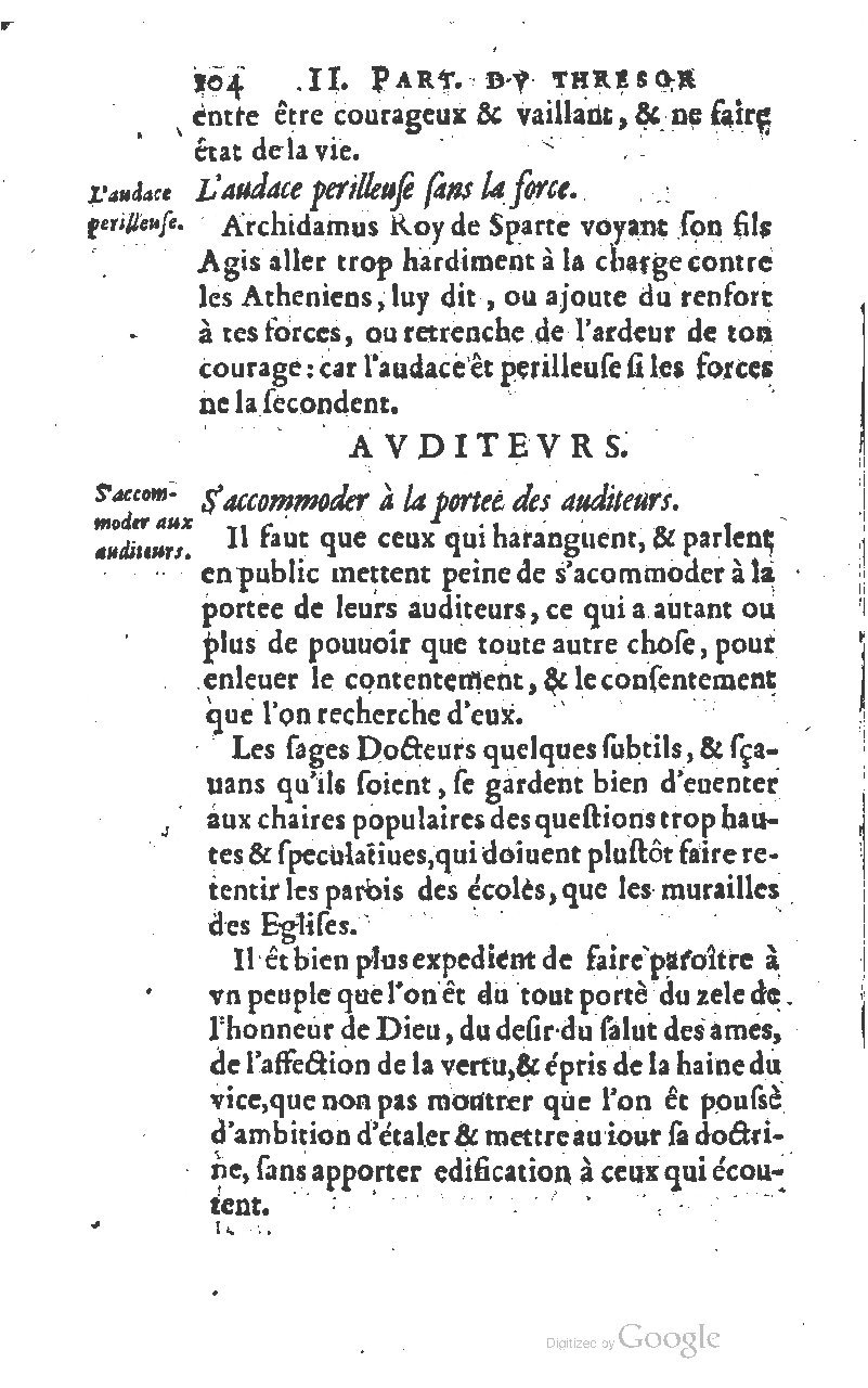 1610 - Louis Coste - Trésor de l’éloquence française (Seconde partie) - BM Lyon