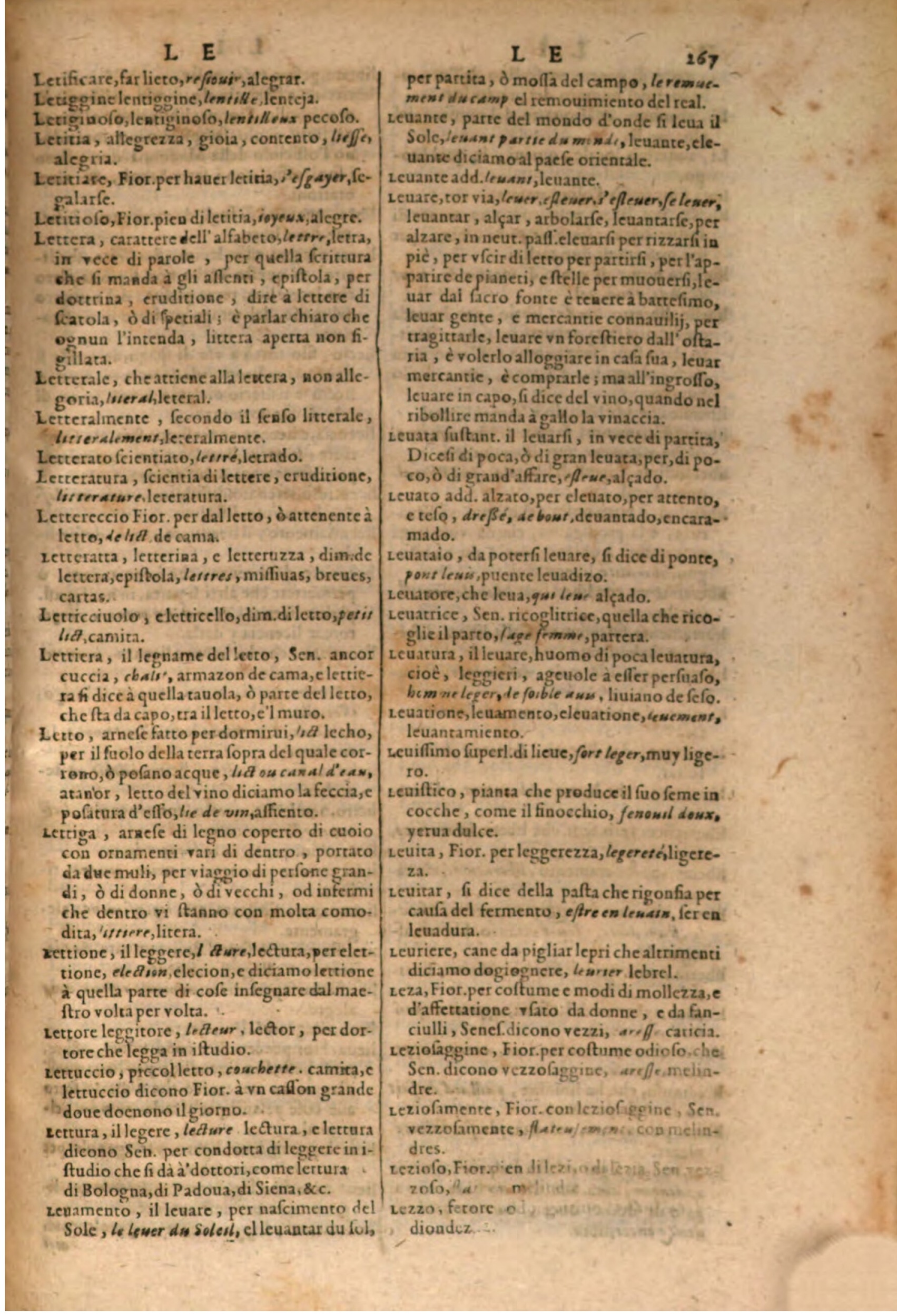 1609 - Philippe Albert et Alexandre Pernet - Trésor des trois langues, francoise, italienne et espagnole (Troisième partie) - BSB Munich 1609 - Philippe Albert et Alexandre Pernet - Trésor des trois langues, francoise, italienne et espagnole (Troisième partie) - BSB Munich