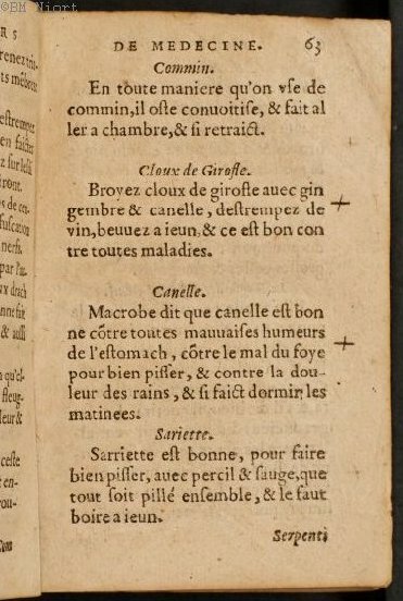 1586 - Benoît Rigaud - Trésor des fleurs et secrets de médecine - Université Paris Cité