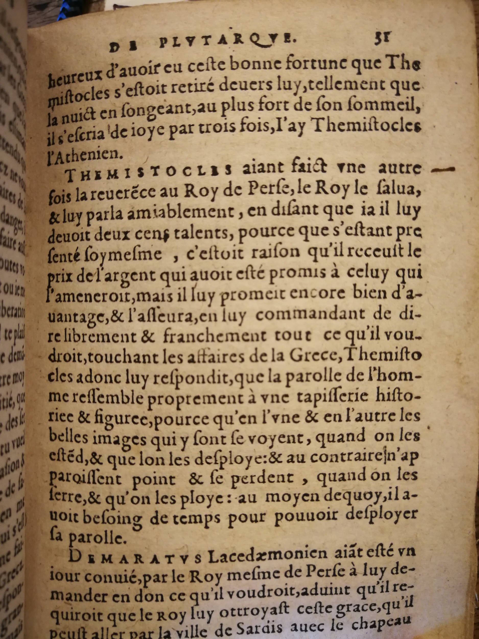 1569 - Benoît Rigaud - Trésor des vies de Plutarque - BNC Florence