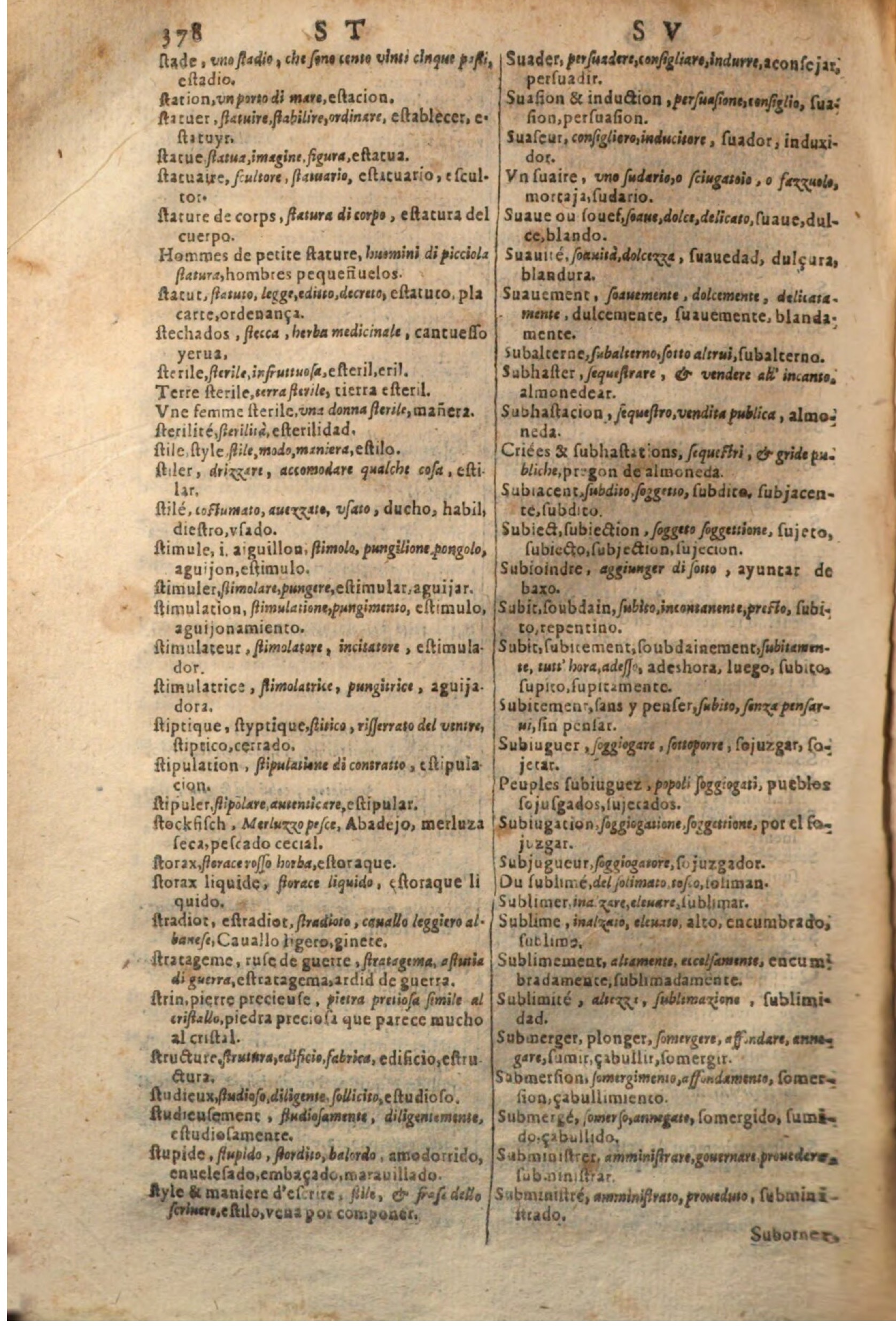 1637 - Jacques Crespin - Trésor des trois langues (Trois parties) - BSB Munich