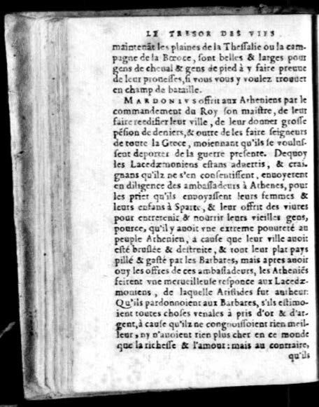 1574 - Benoît Rigaud - Trésor des vies de Plutarque - Avignon