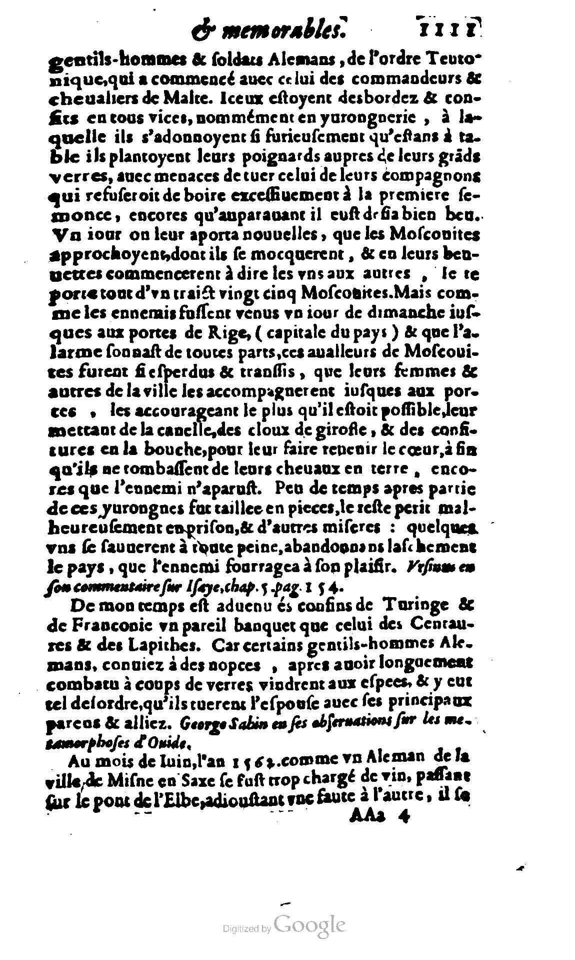 1620 - Samuel Crespin - Trésor d’histoires admirables et mémorables - BCU Lausanne