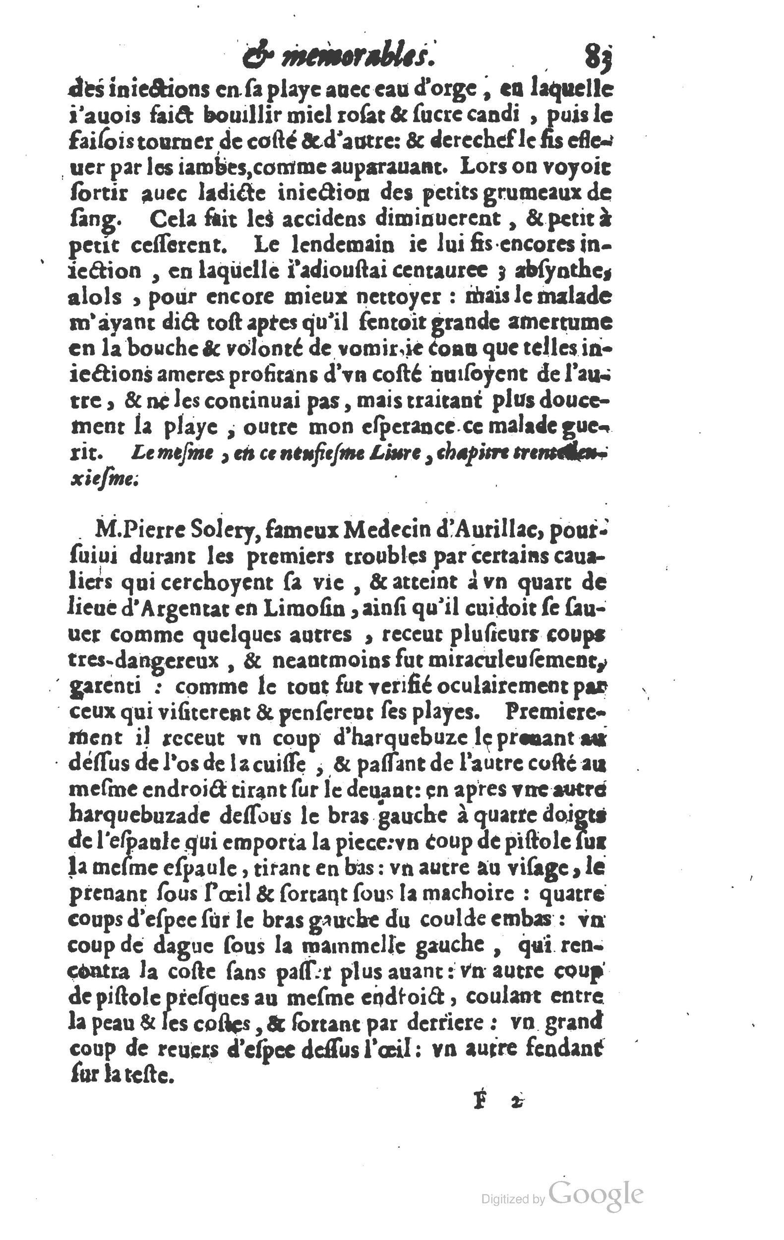 1610 - Paul Marceau - Trésor d’histoires admirables et mémorables - Princeton
