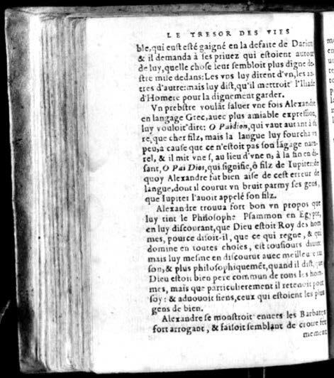 1574 - Benoît Rigaud - Trésor des vies de Plutarque - Avignon