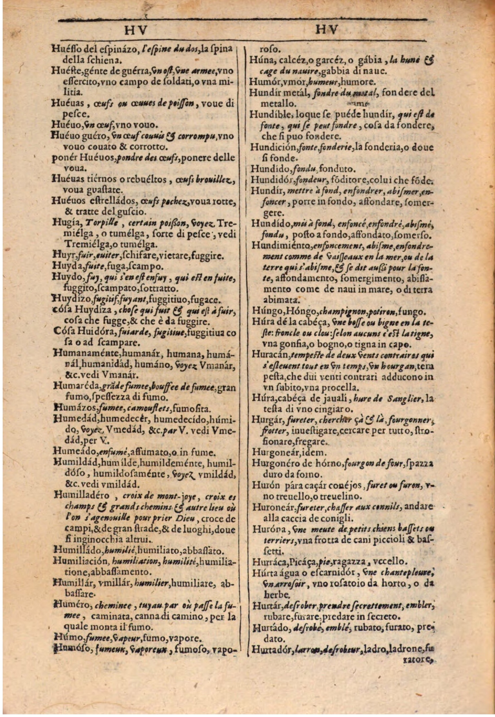 1609 - Philippe Albert et Alexandre Pernet - Trésor des trois langues française, italienne et espagnole (Première partie) - BSB Munich 1609 - Philippe Albert et Alexandre Pernet - Trésor des trois langues française, italienne et espagnole (Première partie) - BSB Munich