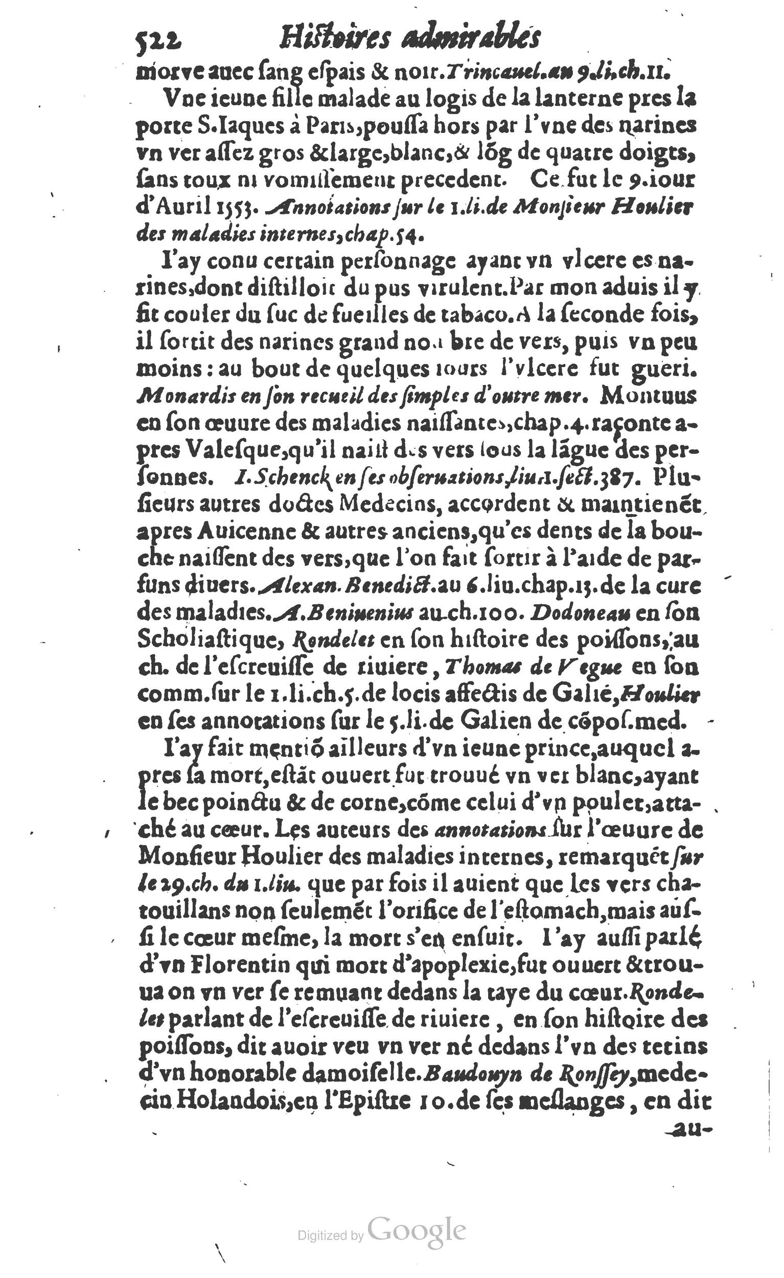 1610 - Paul Marceau - Trésor d’histoires admirables et mémorables - Princeton