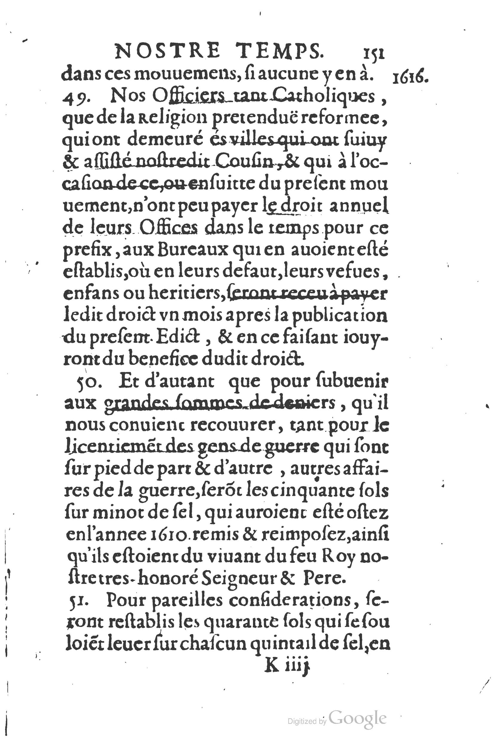 1626 - Joseph Bouillerot - Trésor de l’histoire générale de notre temps - BSB Munich