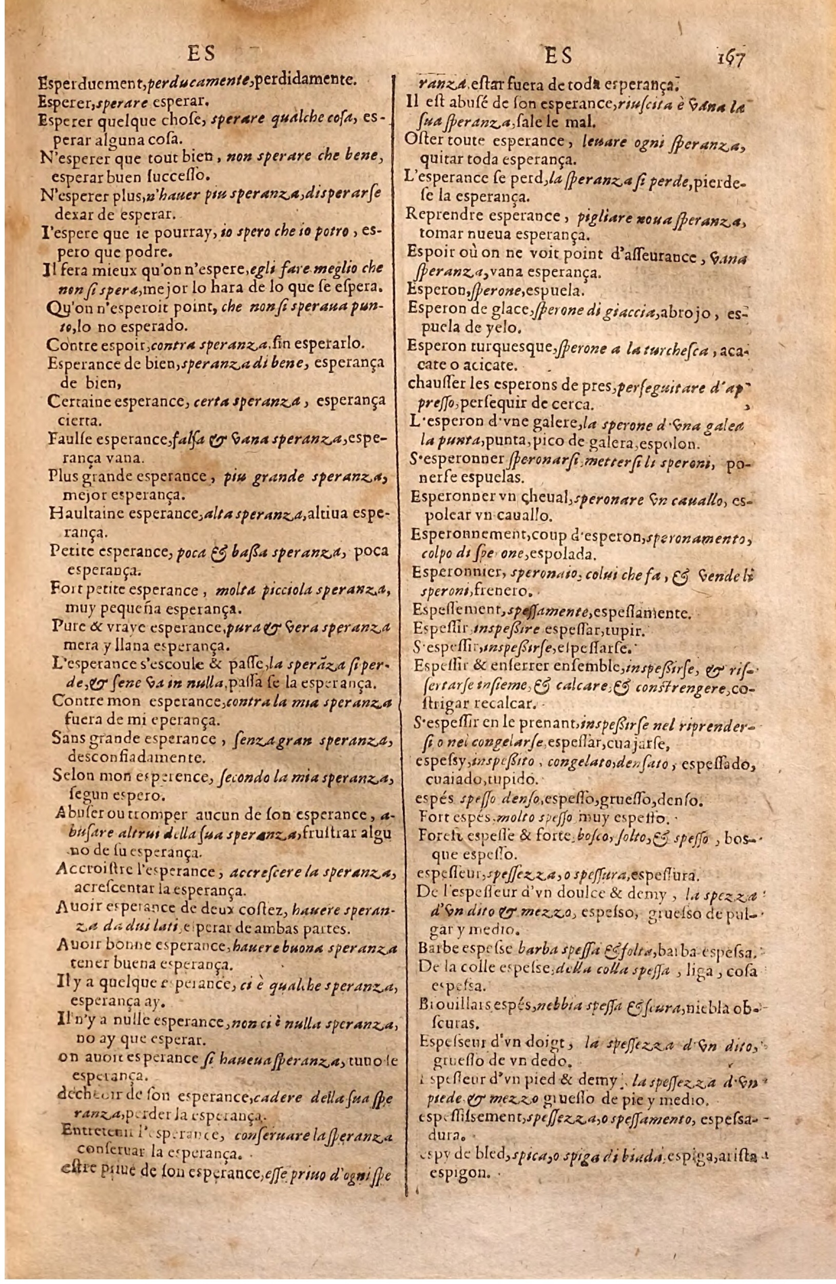 1627 - Jacques Crespin - Trésor des trois langues (Seconde partie) - Regensburg