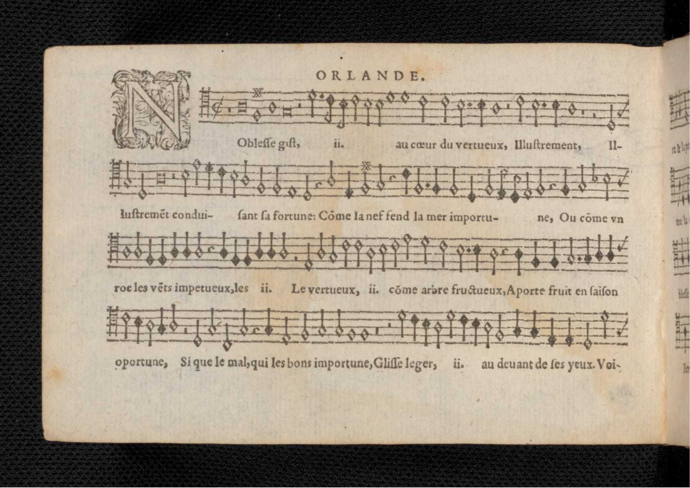 1576 - [Pierre de Saint-André] - Trésor de musique d’Orlande de Lassus Tenor - KBR Bruxelles