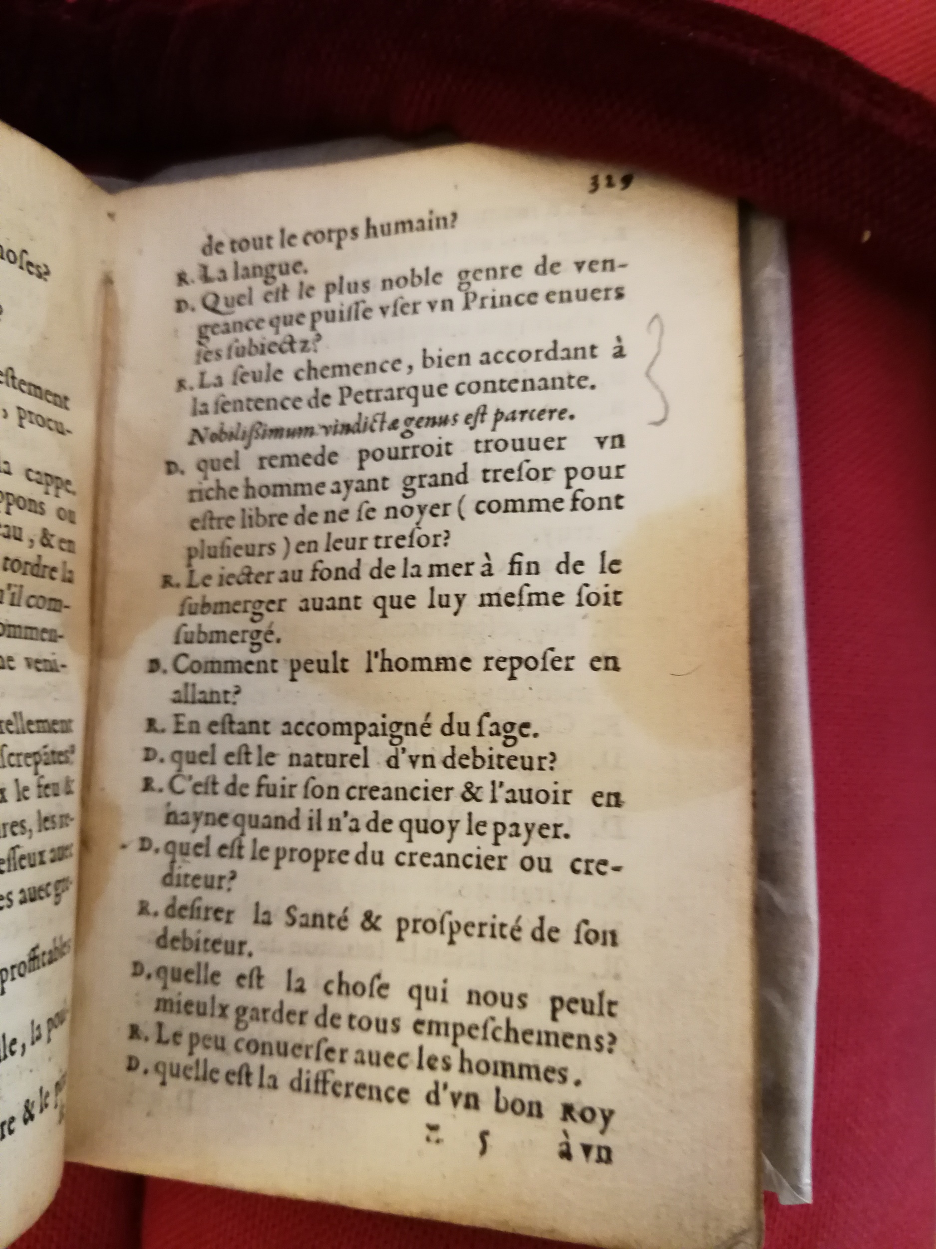 1577 - Jean d’Ogerolles - Trésor de sentences dorées - Bibliothèque Sainte-Geneviève