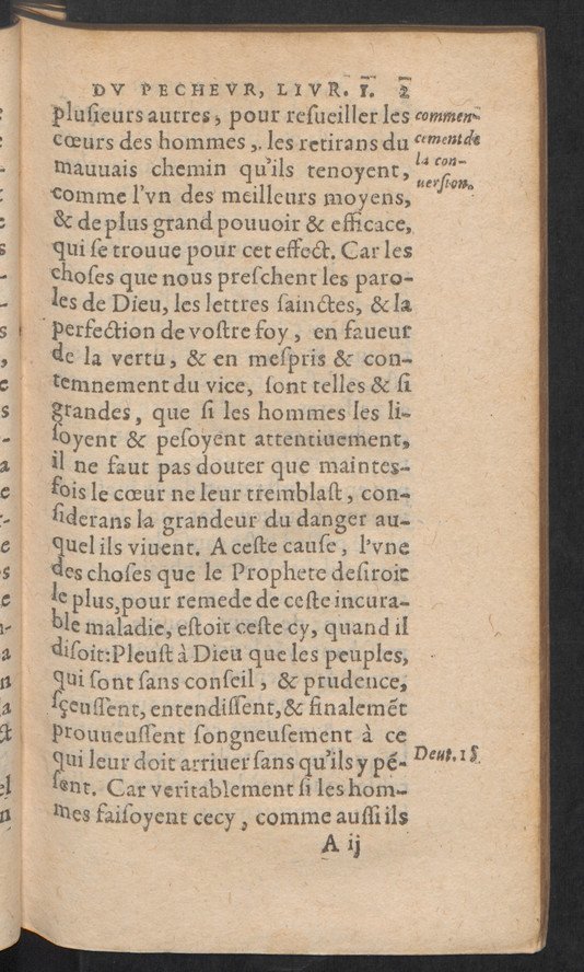 1585 - Guillaume Chaudière - Trésor et abrégé de toutes les œuvres spirituelles du révérend Père F. Louis de Grenade - ÖNB Vienne