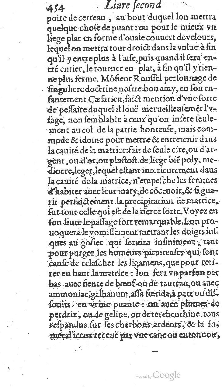 1585 - Jacques du Puis - Trésor des remèdes secrets pour les maladies des femmes - BnF