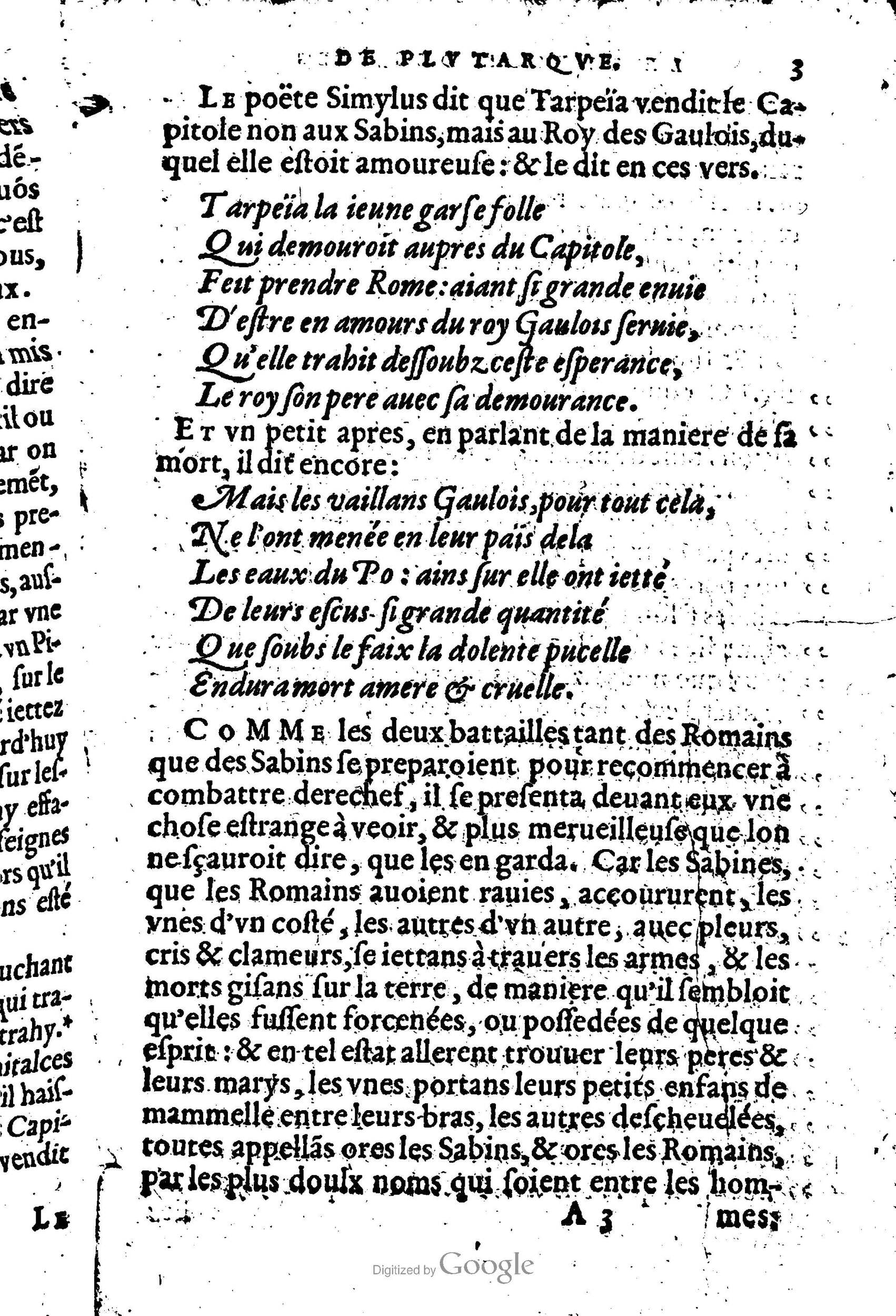 1568 - Willem Silvius - Trésor des vies de Plutarque - Anvers Plantin-Moretus