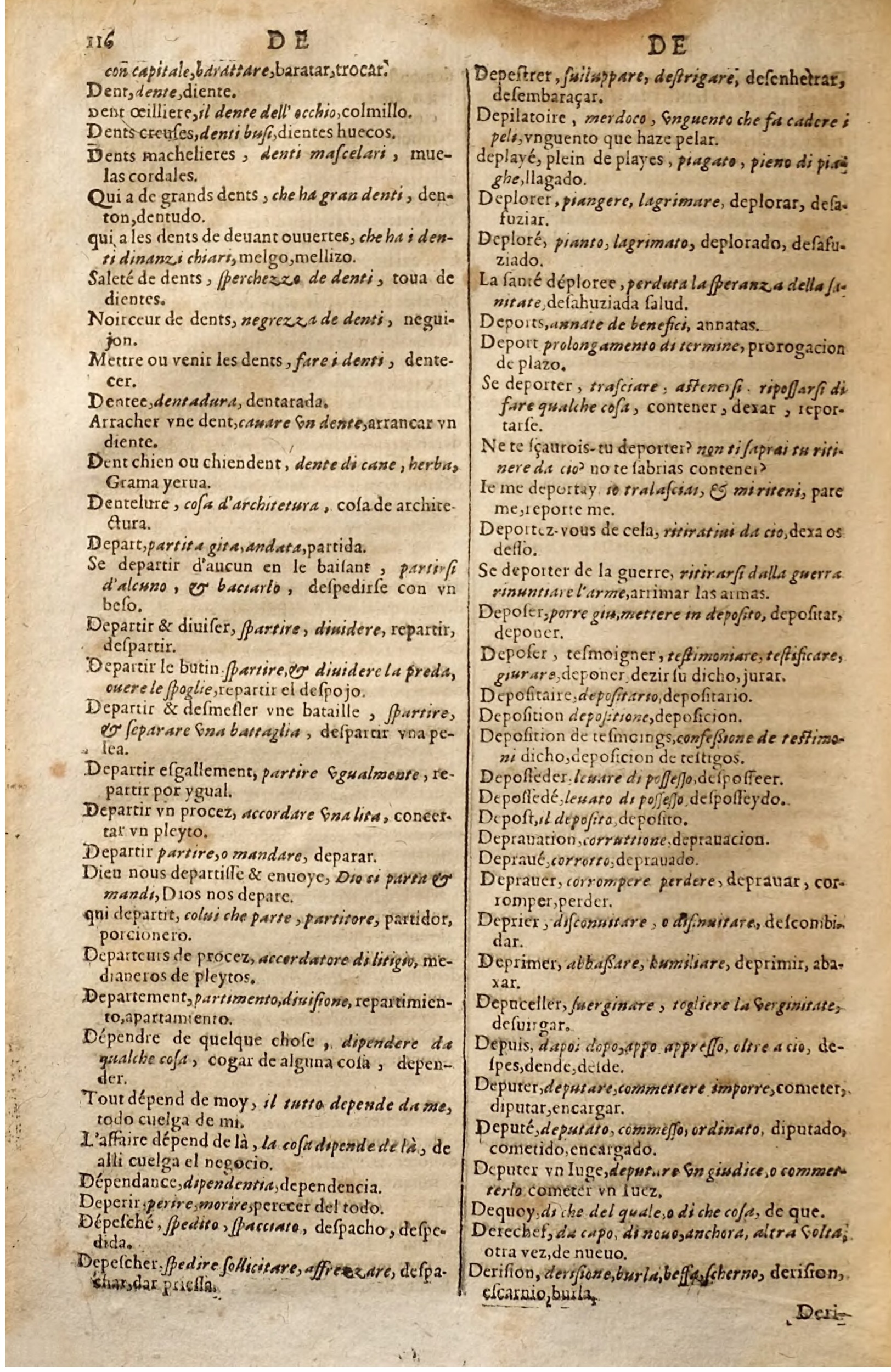 1627 - Jacques Crespin - Trésor des trois langues (Seconde partie) - Regensburg