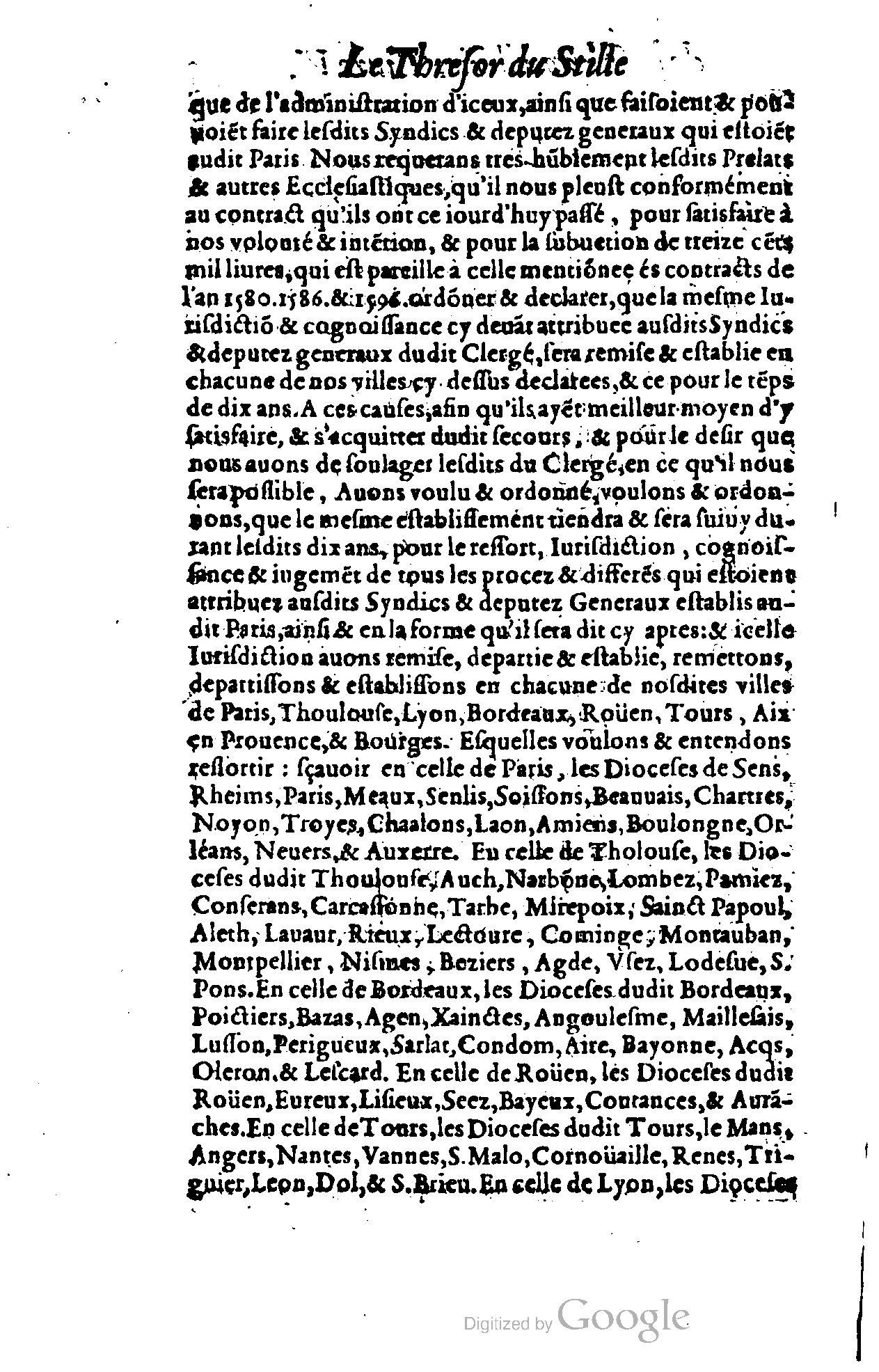 1614 - Jean Richer - Trésor du nouveau style et protocole de la chancellerie de France - BSB Munich