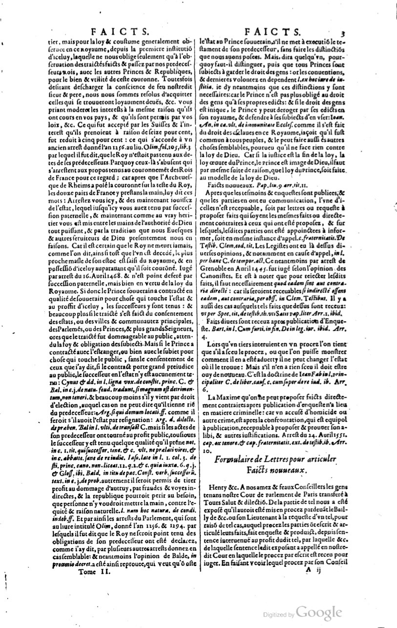 1629 - Veuve Nicolas Buon - Trésor du droit français (21754 T. 2) - BM Lyon 1629 - Veuve Nicolas Buon - Trésor du droit français (21754 T. 2) - BM Lyon