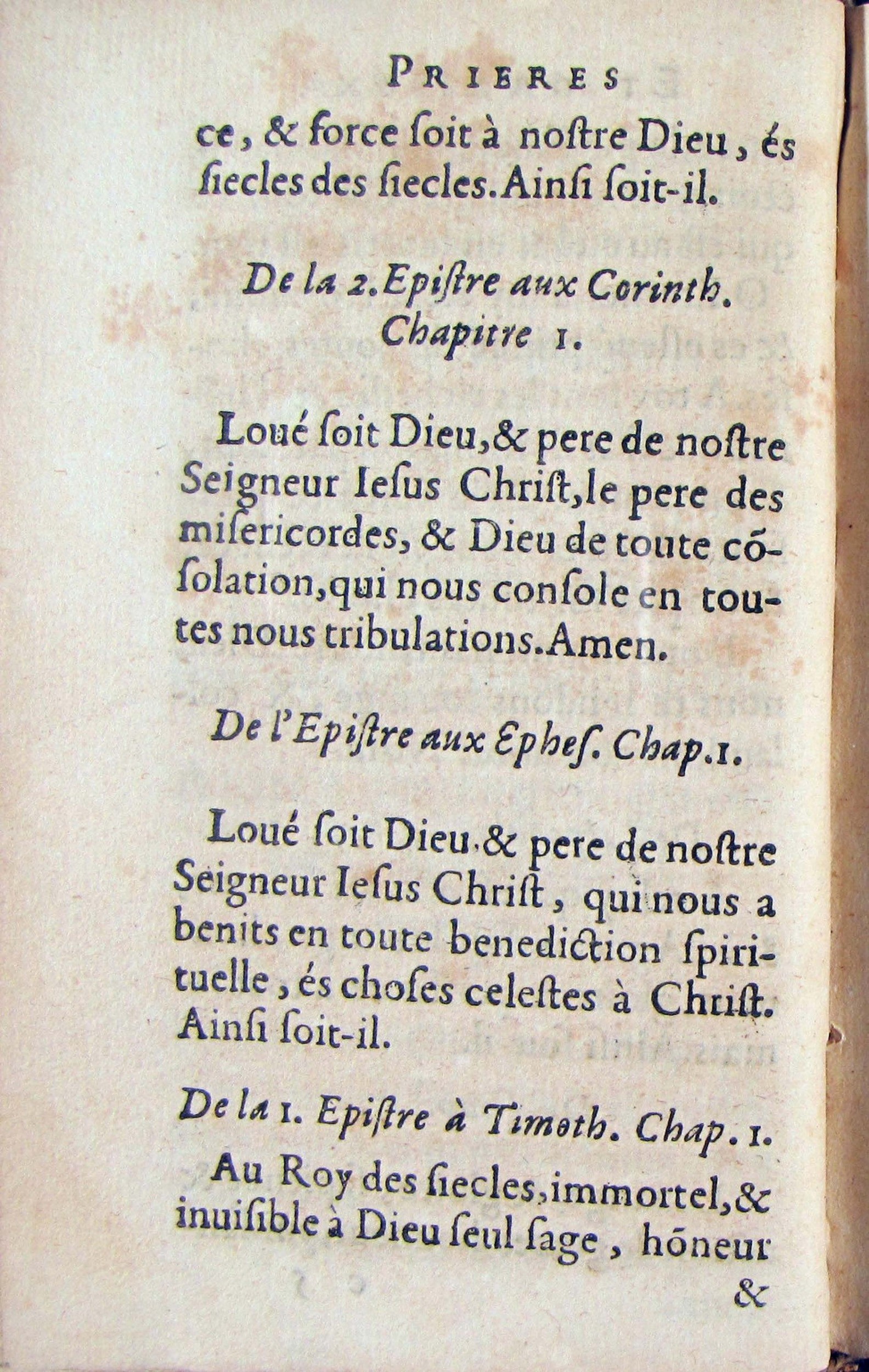 1572 - Antoine Certia - Trésor des prières, oraisons et instructions chrétiennes - Nîmes