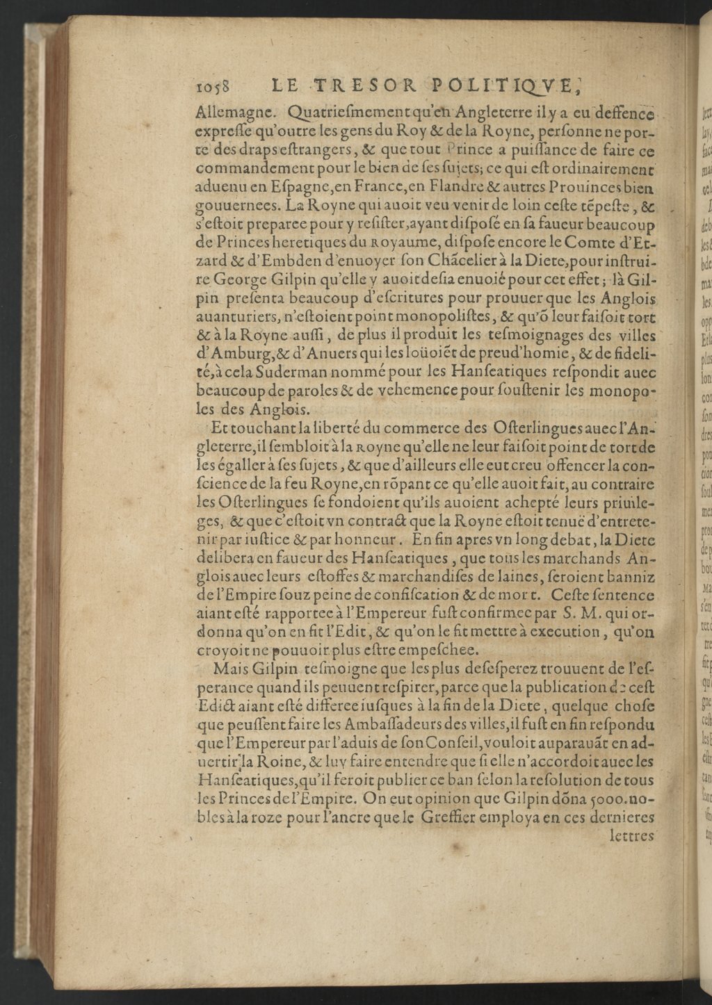 1608 - Nicolas Du Fossé - Trésor politique - BnF Tolbiac