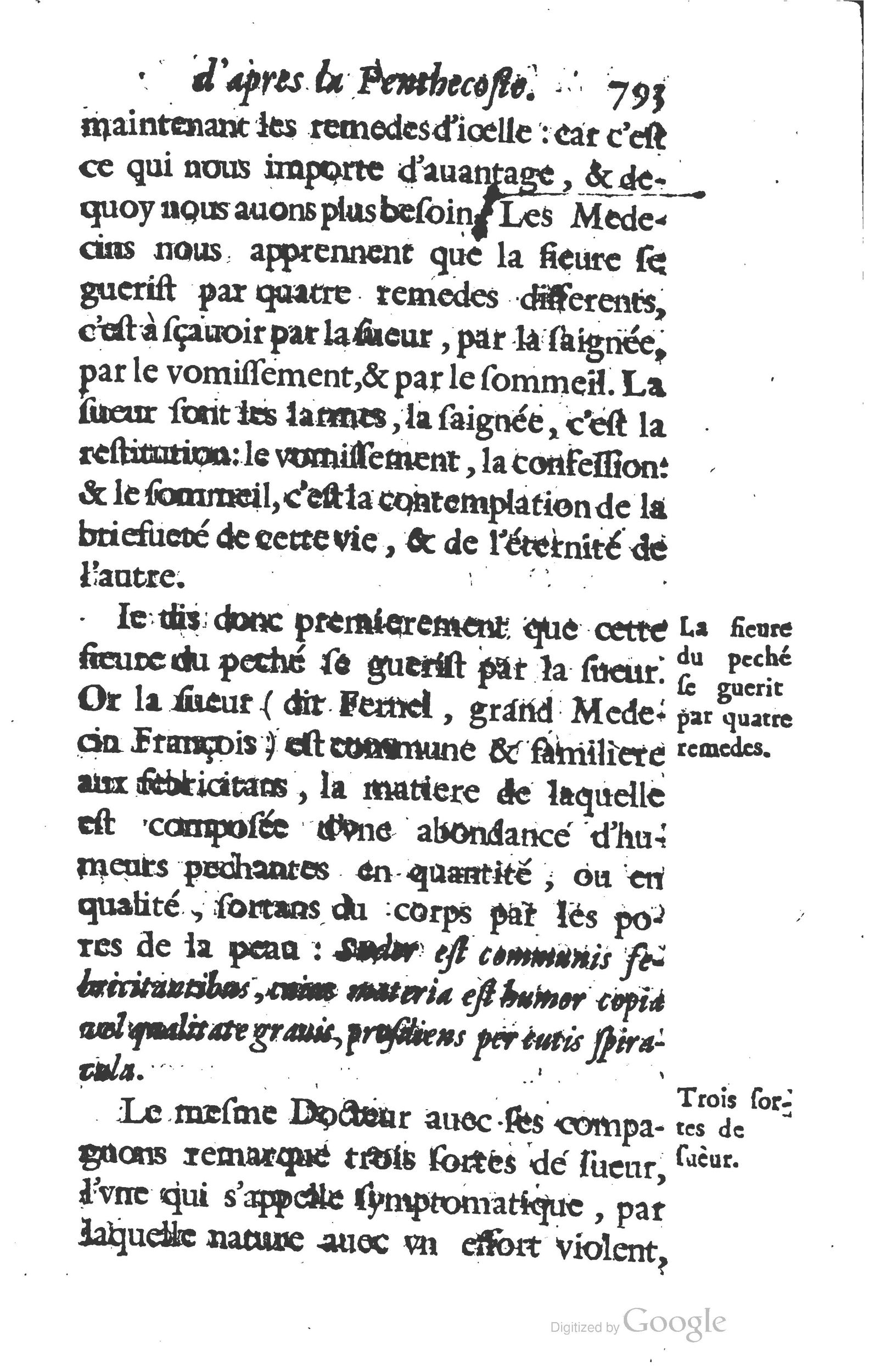1629 - Manassés de Préaulx - Sermons ou Trésors de la piété chrétienne - BM Lyon