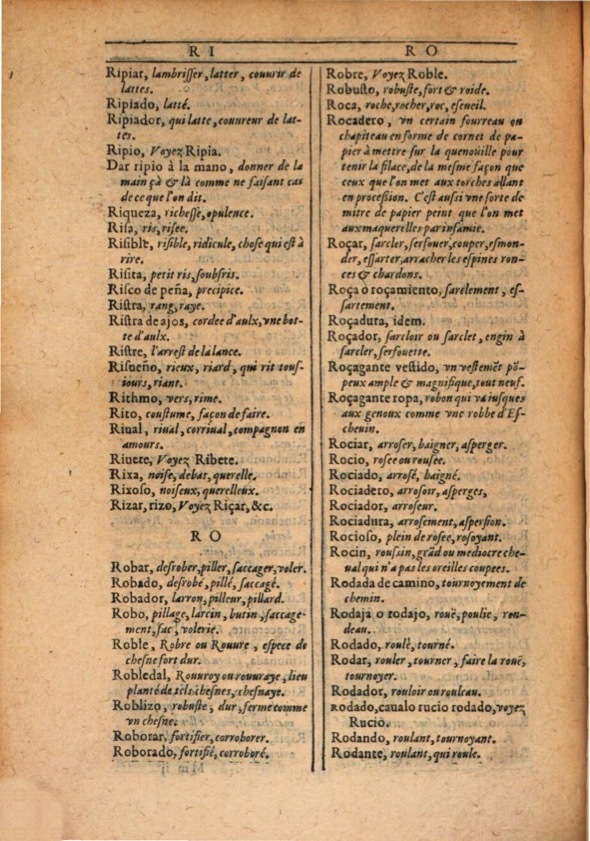 1607 - Marc Orry - Trésor des deux langues espagnole et française (Première et Seconde parties) - ÖNB Wien